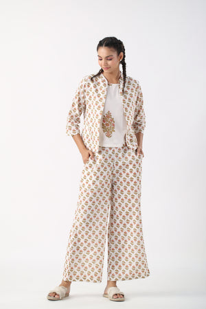 Radiant Petals Cotton Three Piece Set
