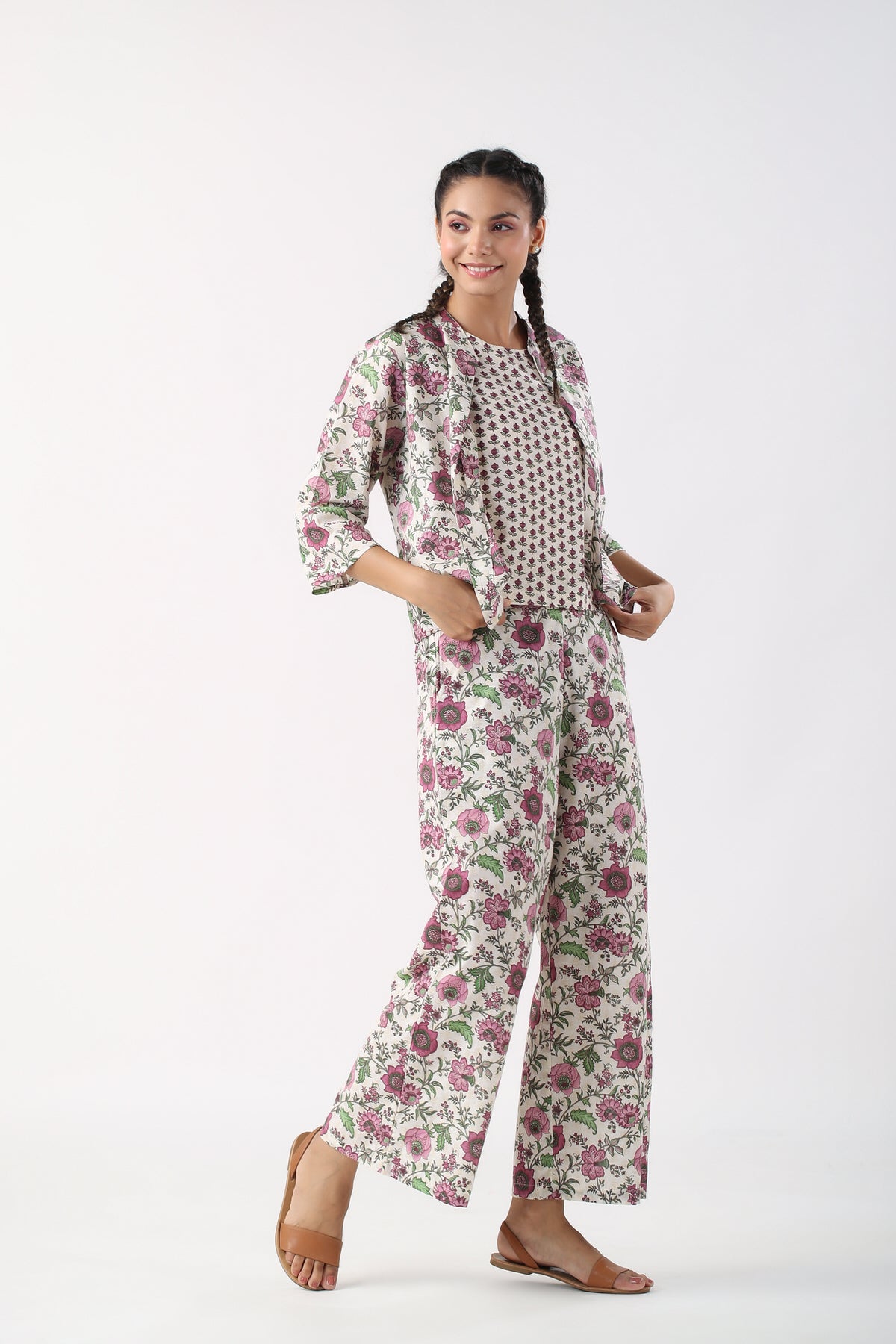 Fresh Pick Delights Cotton Three piece set