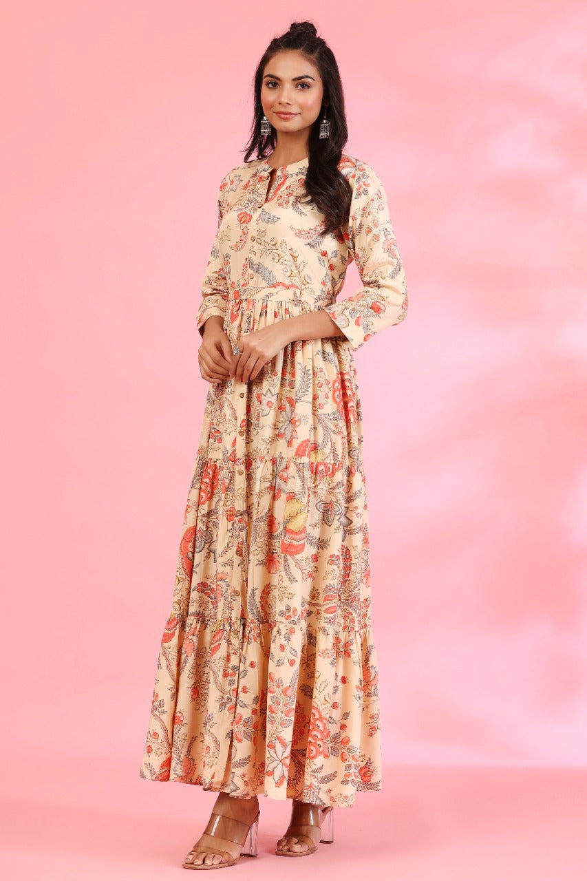 Sehra Jaal Silk Maxi Dress