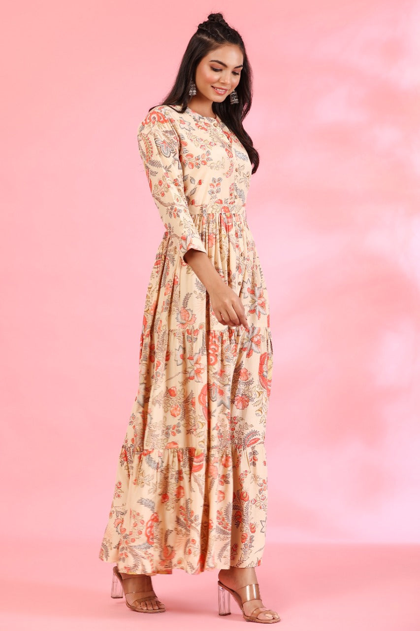 Sehra Jaal Silk Maxi Dress