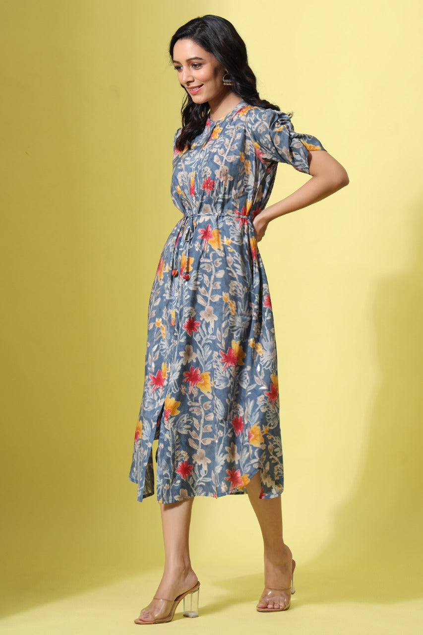 Daisy Midi Silk Dress